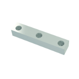 F3141 - One-sided  guiding rail, with screw holes - DME - Mat. 2.0598 - 180HB / Graphit / Graphite