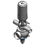 Standard, Balanced Lower Plug, Spiral Clean None, No Leakage Chamber Cleaning, DN-100 - Mixproof Valve