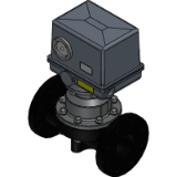 Diaphragm Valve Type 14 Electric Actuated Type H - Flanged End