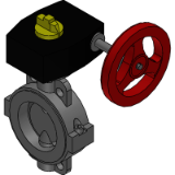 Butterfly valve type 55 - Gear type - JIS
