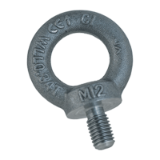 BN 258 - Lifting eye bolts (DIN 580; ~ISO 3266), C15E, zinc plated blue