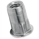 BN 25034 - Blind rivet nuts flat head, semi-hexagonal shank, open end (FASTEKS® FILKO HC/4404F), stainless steel A4
