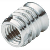 BN 37953 - Threaded inserts self-cutting with small head, closed type, for light-metal alloys and plastics