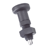 BN 21228 Indexing plungers with hex collar without locking pin stainless steel