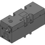 PV5-8R - 单体阀 ISO尺寸2 I/O接插件型