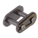 DIN ISO 606-VGL-E-RK-Nr11E-GL - Maillons de fermeture pour chaînes à rouleaux simples similaires à DIN ISO 606 (ex DIN 8187), avec plaques droites, No. 11/E