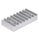 KLPL-T-PR-AL - Plaques de serrage pour courroies dentées, profilé en T, matériau aluminium