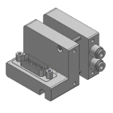 VV100-10F - Elettrovalvola a 3 vie/ Plug-in / Connettore d-sub