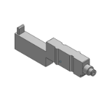 SS0700-R-3-C - Blocchetto di scarico individuale: Base barra manifold sottile e compatto