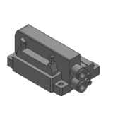 SS0751-P-BASE - Base para montaje en bloque de tipo Plug-in delgada y compacta: Cable plano
