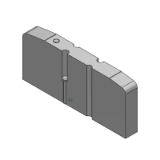 S07_0_VALVE - Base apilable para montaje de bloque de tipo Plug-in: Válvula