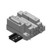 SS5V1-F_16 - Base tipo cassette: Multiconector sub-D