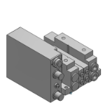 SS5V1-EX260 - Tie-rod Base: EX260 Integrated-type (For I/O)Serial Transmission Systemr