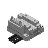 SS5V1-P_16 - Base tipo cassette: Conector de cable plano