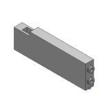 SV1000-50_10 - Verblockbare Einzelanschlussplatte/Ausführung 10