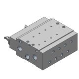 SS5X3-41P - Montaje en placa base / Montaje en bloque / Cableado individual / Cable plano
