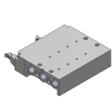 SS5X3-20P - Montaje individual/Montaje en bloque/Cable plano