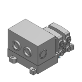 VQC1000-S - Base Mounted Plug-in Unit: Serial Transmission:EX126 Integrated Type (For Output)