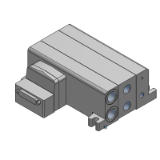 VV5QC51-F-BASE - Montaje en placa base / Bloque tipo plug-in: Multiconector sub-D/Placa base